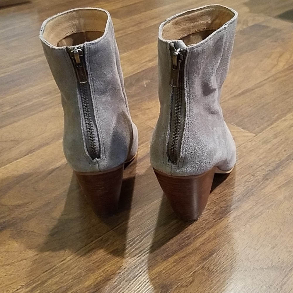 Corso Como Gray Suede Booties - image 4